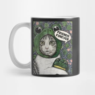 Friends forever- ribbit meets meow Mug